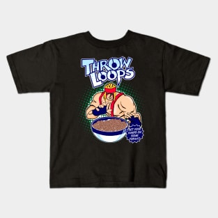 Throw Loops Cereal - Alex Kids T-Shirt